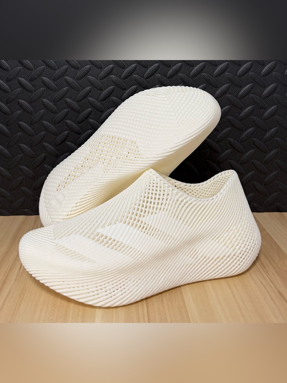 Adidas Climacool Shoes White Slip On Foam Clogs JQ8739 Men Sz 6.5 Women Sz 7.5